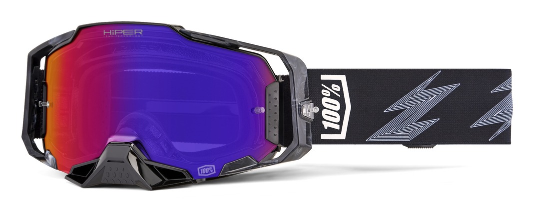 100% Armega Goggles - HiPER Mirrored Lens - RevZilla