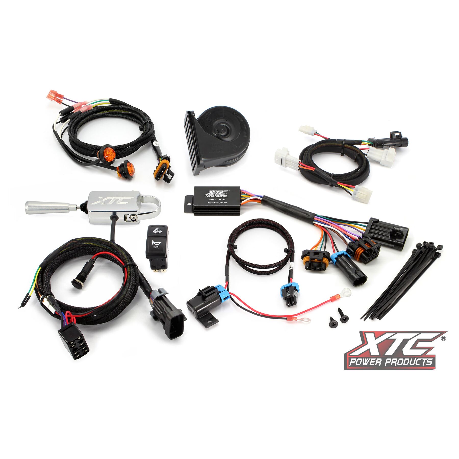 XTC Power Products Self-Canceling Turn Signal Kit w/Billet Lever Kawas