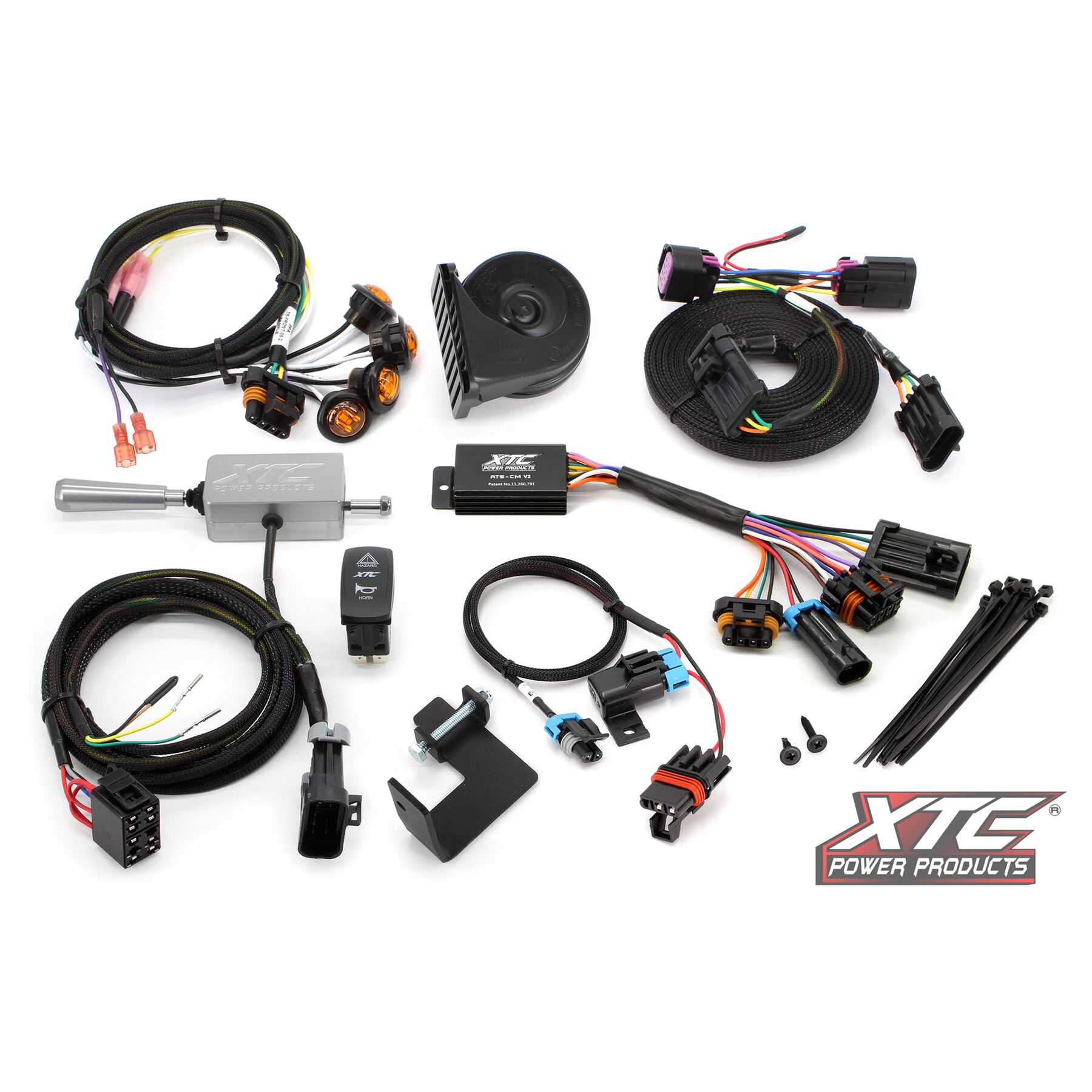 XTC Power Products Self-Canceling Turn Signal Kit w/Billet Lever Polar