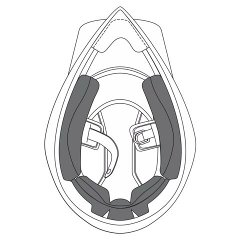 AGV AX9 Cheek Pads