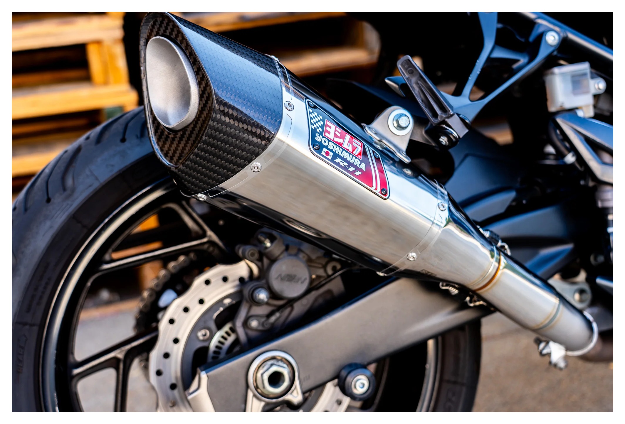 Yoshimura R-11 Slip-On Exhaust Suzuki GSX-S750 2015-2022 - RevZilla