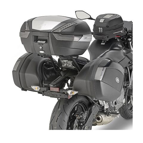 Givi PLX4117 V35 / V37 Side Case Racks Kawasaki Z650 / Ninja 650 2017-2025 Black [Previously Installed]