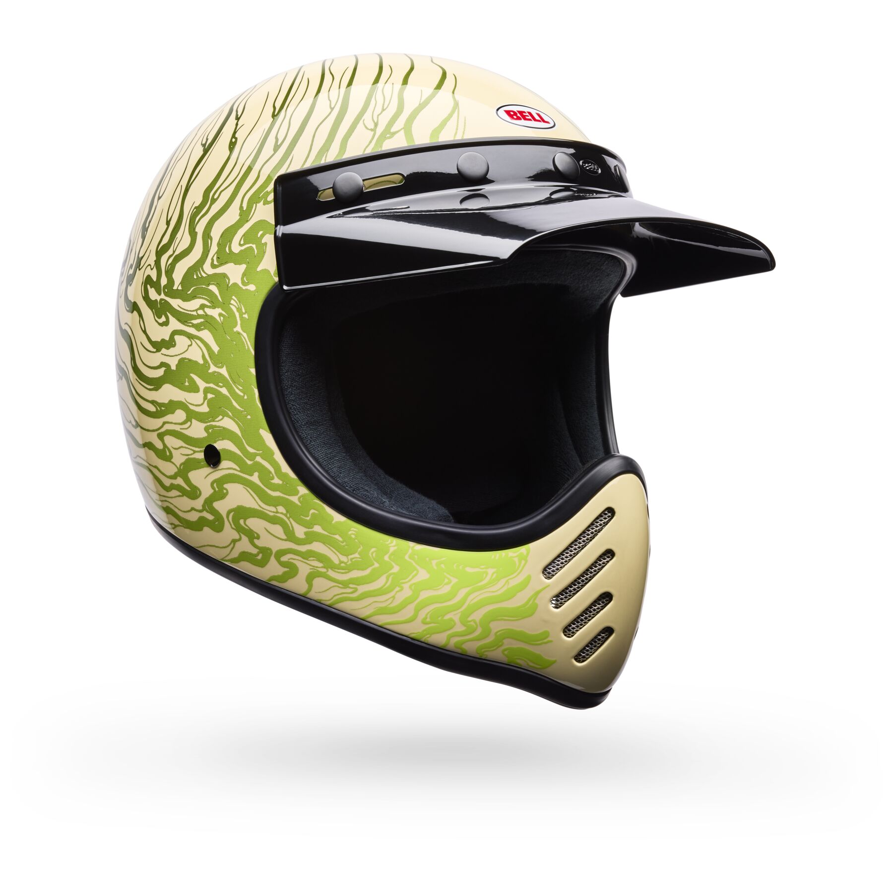 Bell Moto-3 Grime Helmet - RevZilla