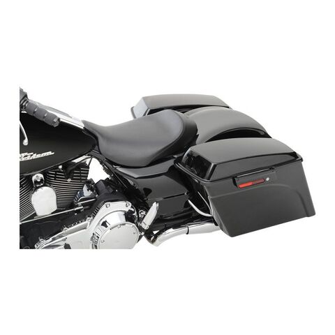 Saddlemen Renegade S3 Super Slammed Solo Seat For Harley Touring 2008-2025 Black / Leather-Grained SaddleHyde Cov... [Previously Installed]