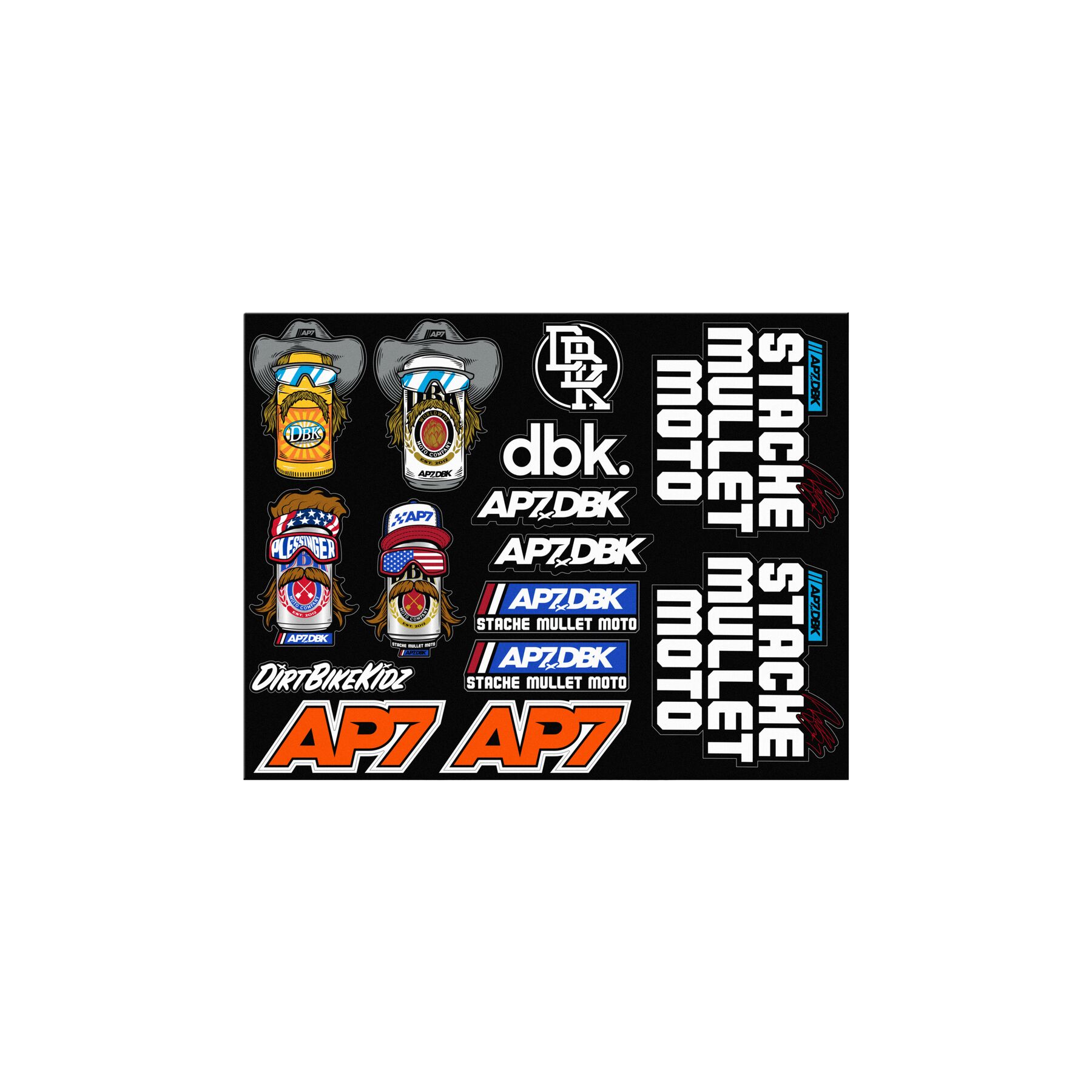 DBK AP7 Sticker Sheet