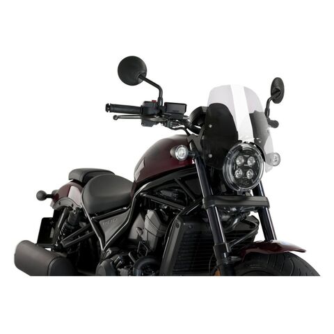 Puig Naked New Generation Windscreen Honda Rebel 1100 2021-2025 Clear [Open Box]