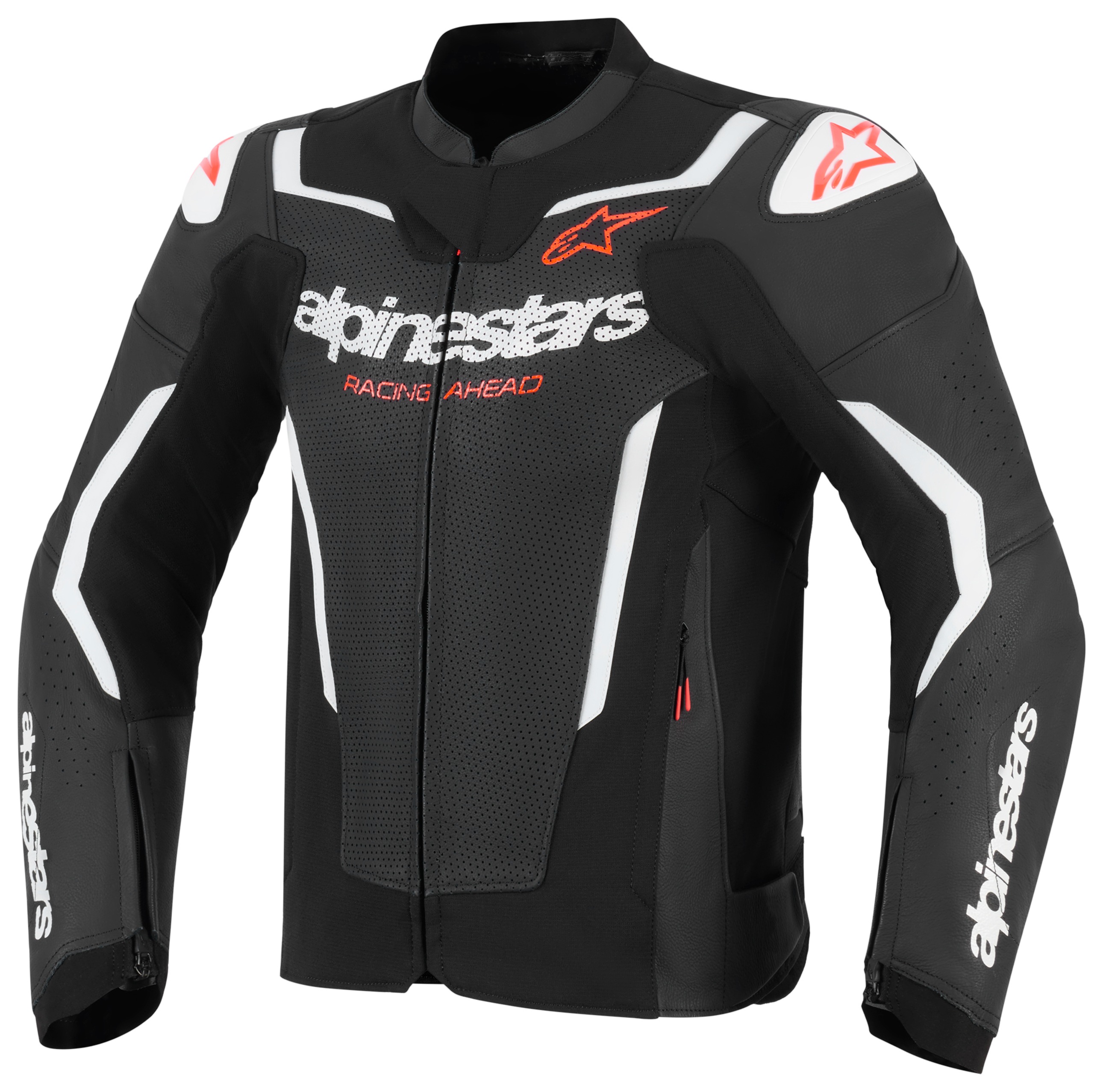 バイクウェア・装備 alpinestars GP FORCE LEATHER JACKET GP Force V2 Leather Jacket - Black RACING/SPORT Jackets