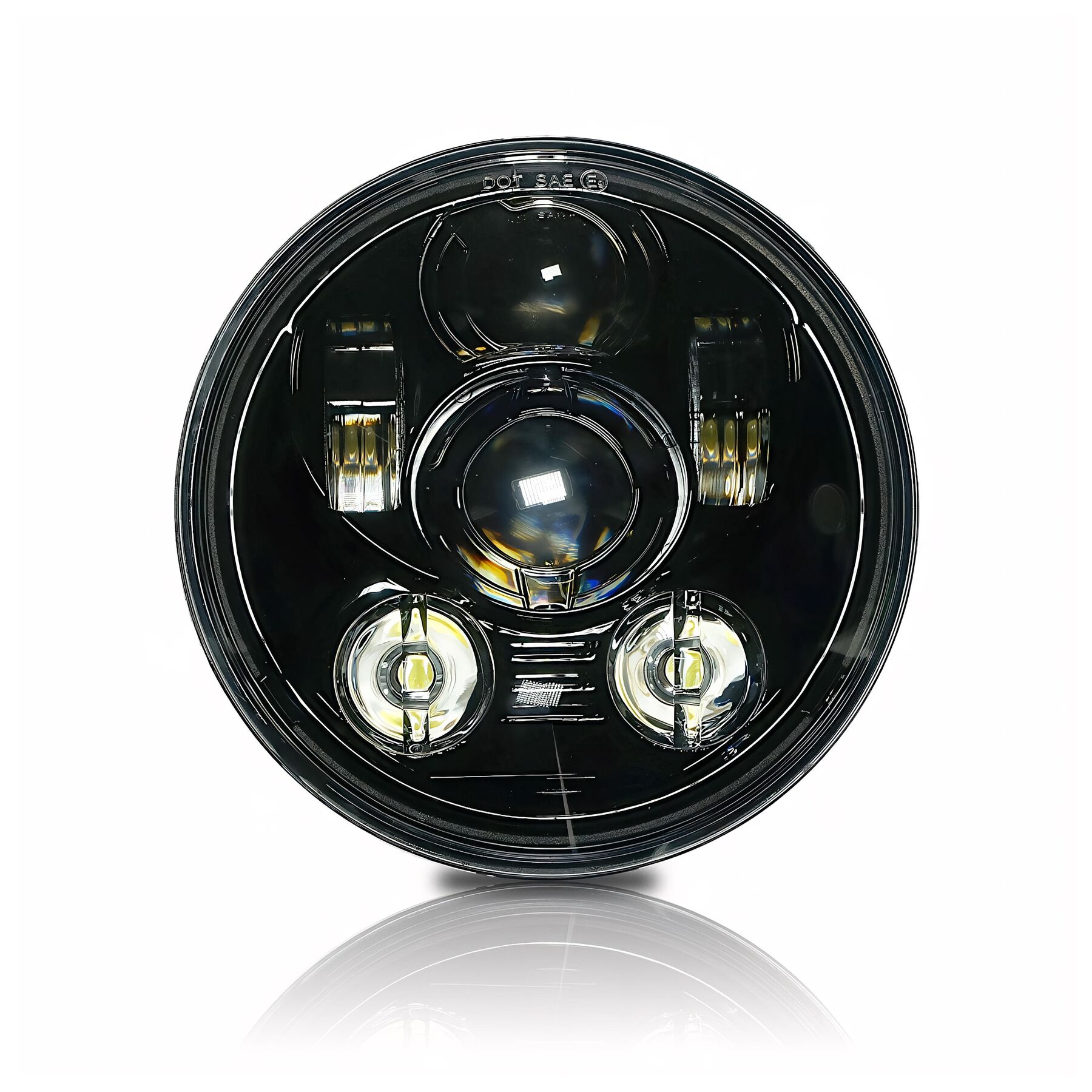 Milwaukee Twins 5.75 LED Headlight For Harley 1988-2024