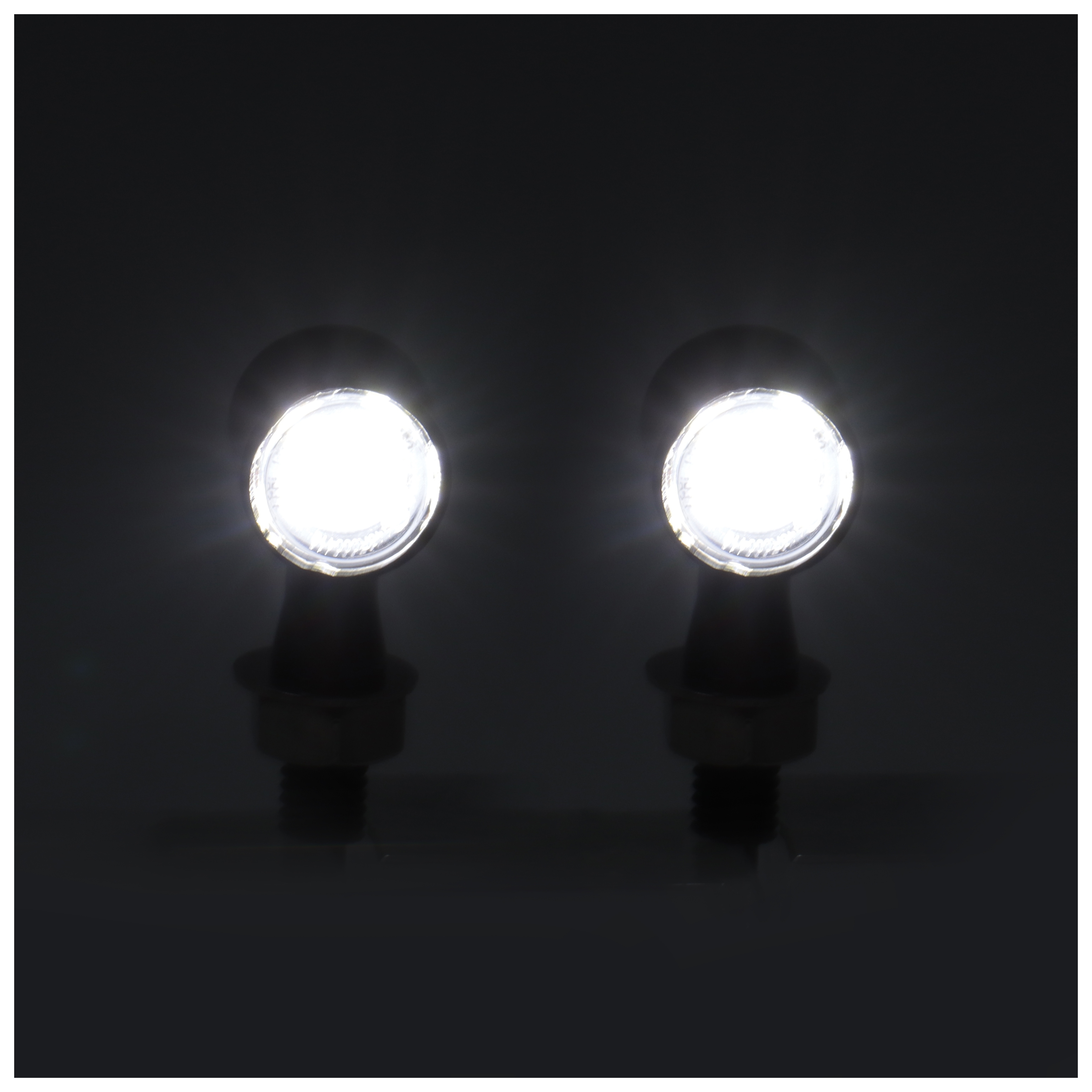その他 amber Milwaukee Twins LED Amber / White Turn Signal Set - RevZilla