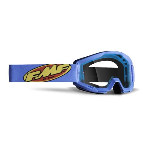 FMF Youth PowerCore Core Goggles Blue / Clear [Open Box]