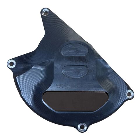 Woodcraft UHWM Plastic Stator Cover Aprilia RS 457 2024-2025 Black [Previously Installed]