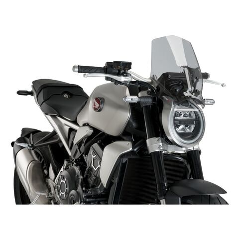 Puig Naked New Generation Windscreen Honda CB1000R 2021-2024 Smoke [Open Box]