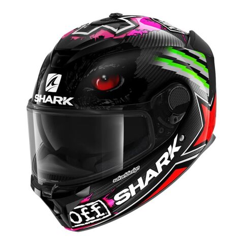Shark Spartan GT Carbon Redding Helmet Carbon/Red/Green / XL [Open Box]