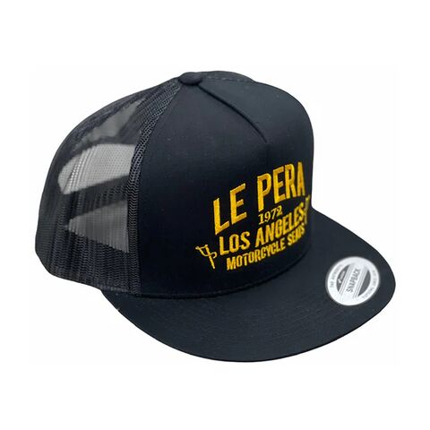 Le Pera Snapback Trucker Flat Bill Hat