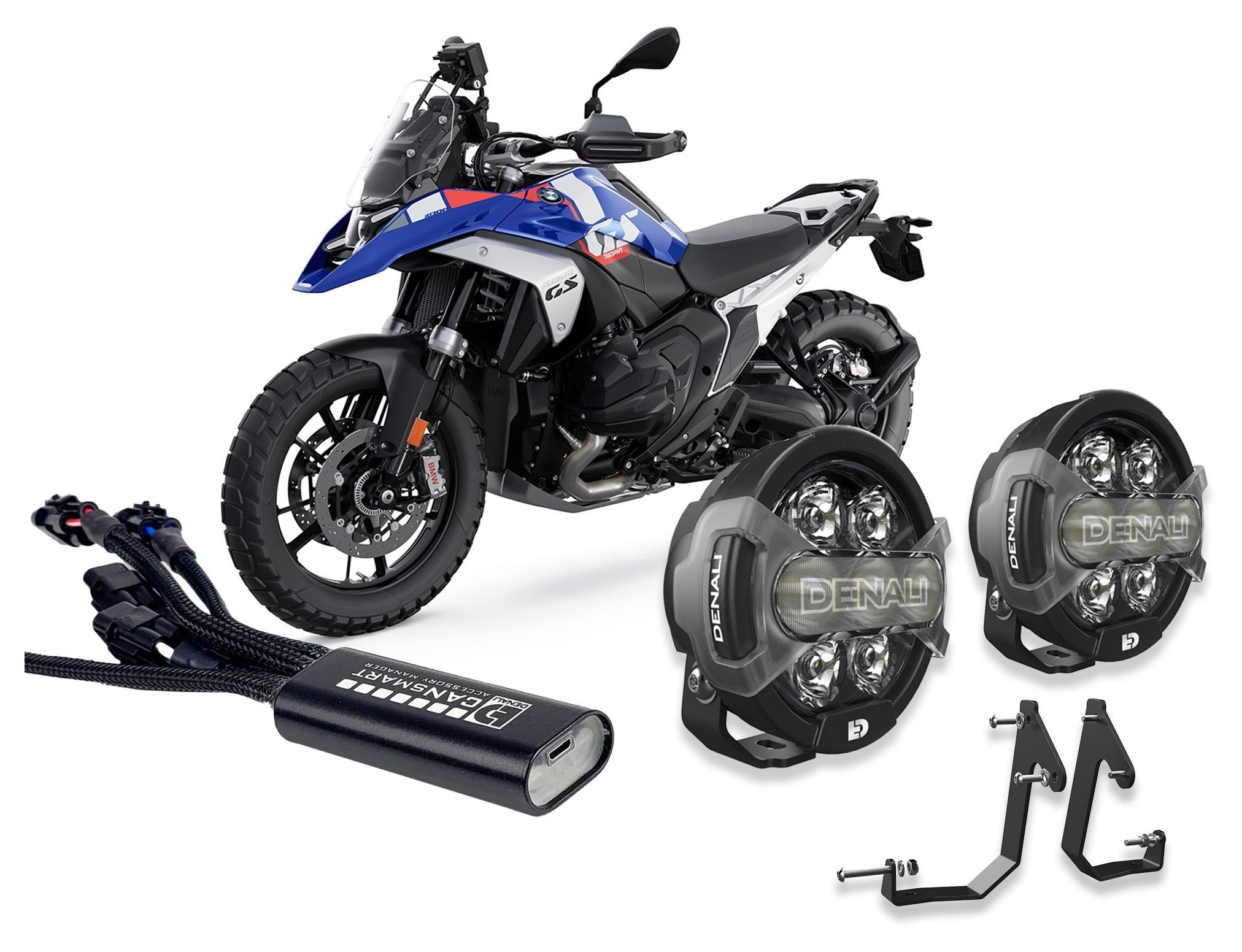 Denali D7 Pro CANsmart Lighting Bundle BMW R1300GS 2024-2026