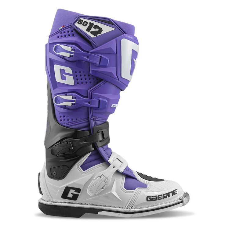 Purple/Black/White
