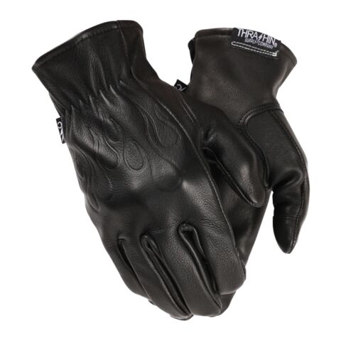 Thrashin Supply Roper Leather Gloves