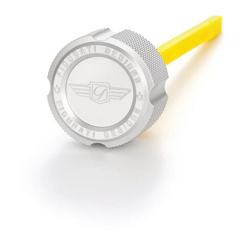 Figurati Designs Performance Aluminum Knurled Magnetic Oil Dipstick For Harley Touring 2017-2026