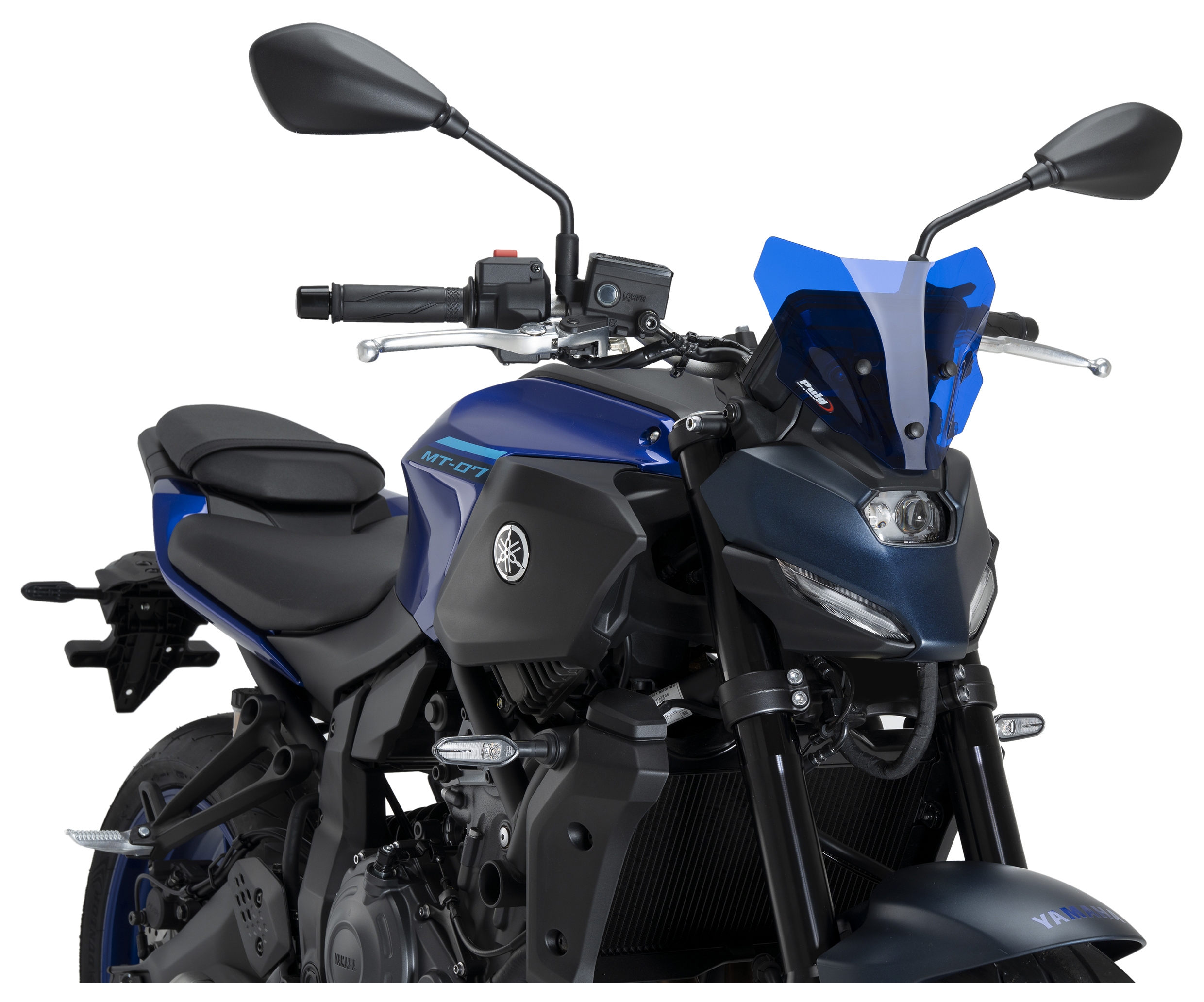 PUIG(プーチ）　スモークスクリーン　MT-07 2025年～ Puig Naked New Generation Windscreen Yamaha MT-07 2025-2026 - RevZilla