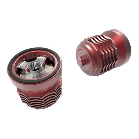 Figurati Designs Performance Magnetic Oil Filter For Harley 1982-2026
