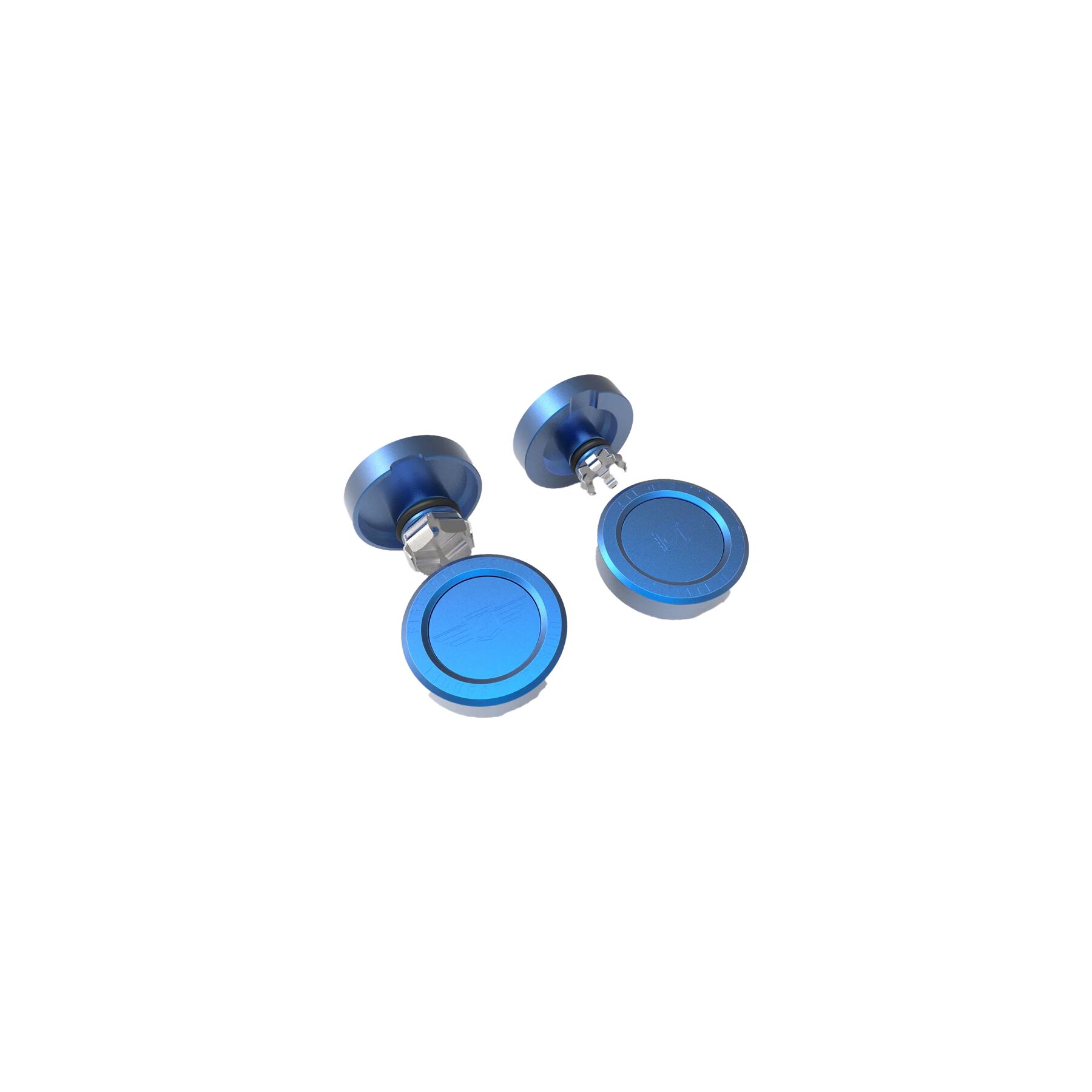 Figurati Designs Performance Front Axle Nut Covers For Harley Touring 