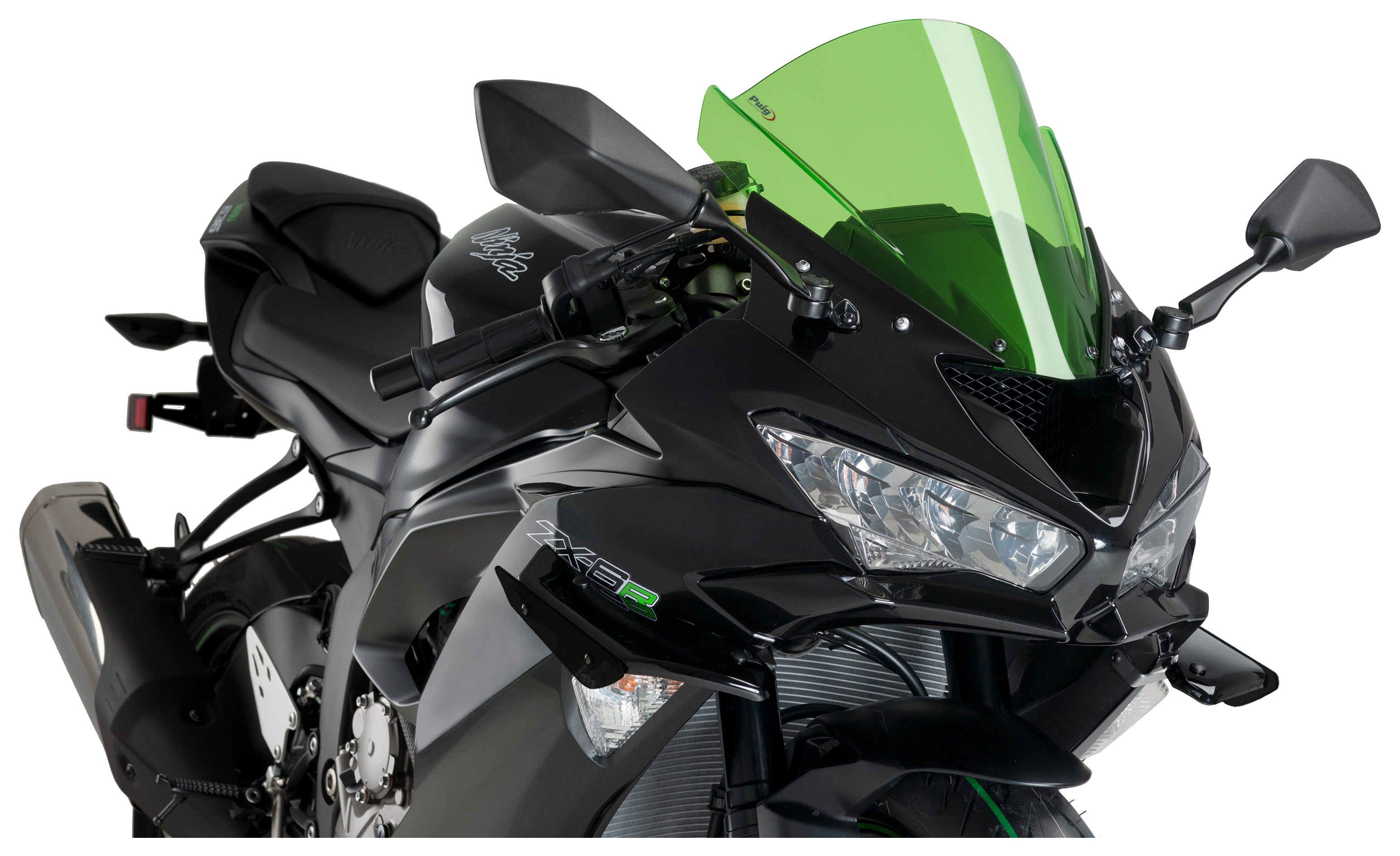 Puig Downforce Spoilers Kawasaki Ninja ZX-6R ZX636 2018-2023