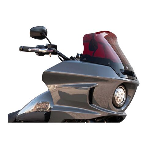 Klock Werks Kolor Flare Sport Windshield For Harley FXLRST 2022-2025 Red / 8" Tall [Open Box]