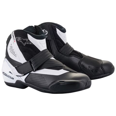 Alpinestars SMX-1 R Vented v2 Boots Black/White / 46 [Demo - Acceptable]