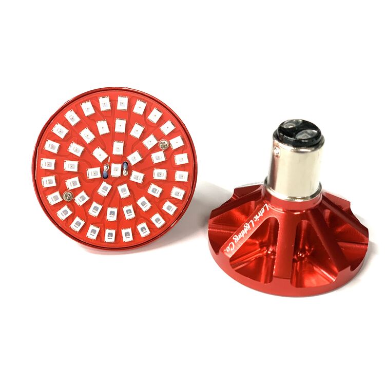 Letric Lighting Co. Premium Bullet Style LED Switchbacks Rear Signal Inserts For Harley w/ 1157 Socket [Previously Installed]