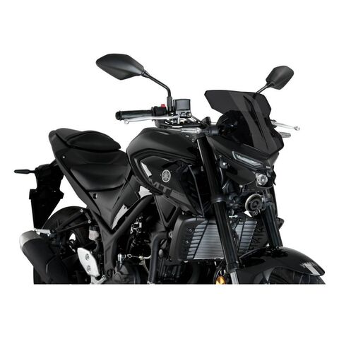 Puig Naked New Generation Windscreen Yamaha MT-03 2020-2025 Dark Smoke [Open Box]