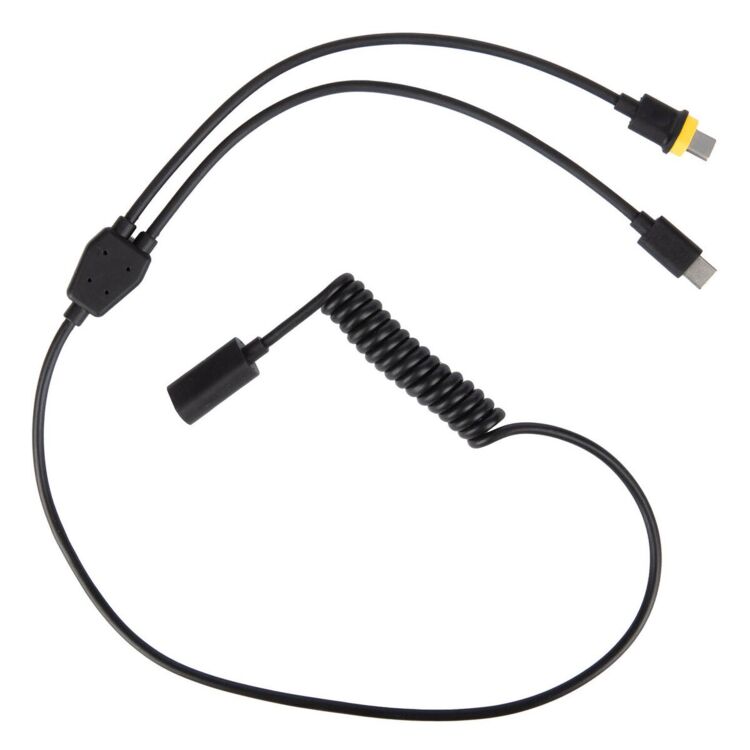 Klim eFire Goggle USB-C 2-in-1 Extension Cable
