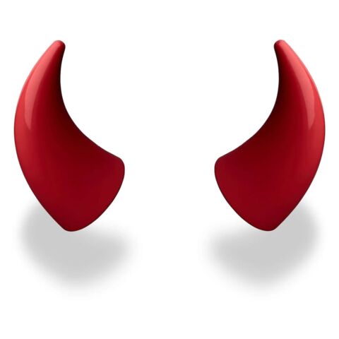 Helmet Flair MagNeatOhz Large Devil Horns for Helmet