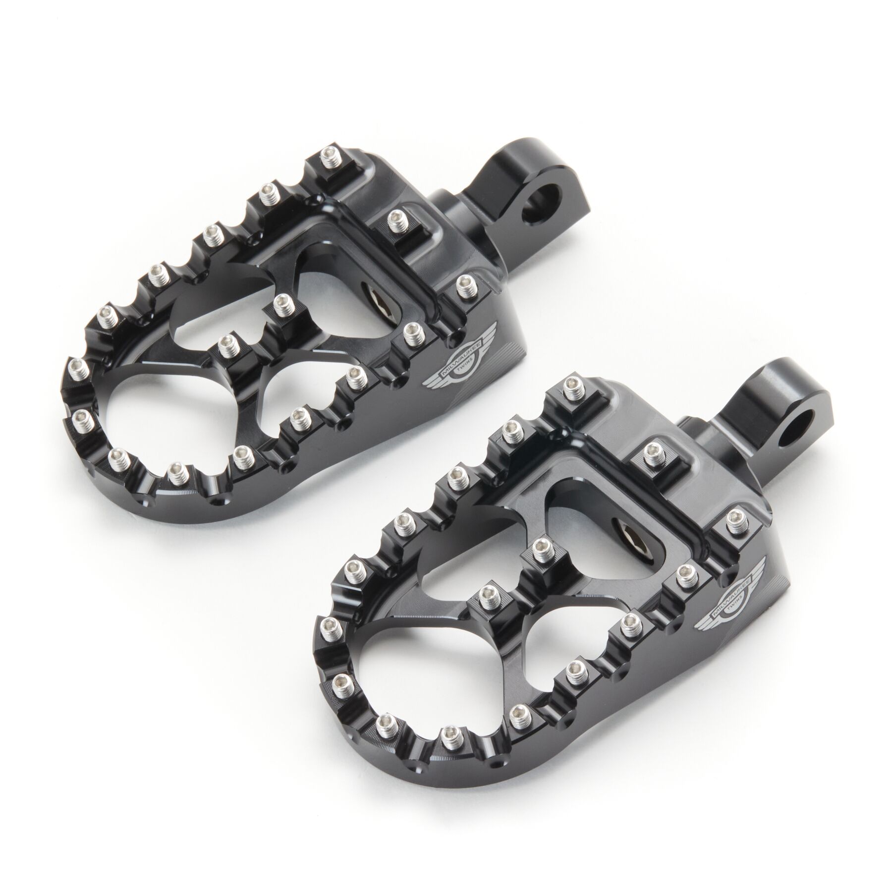Milwaukee Twins MX Style Pegs For Harley