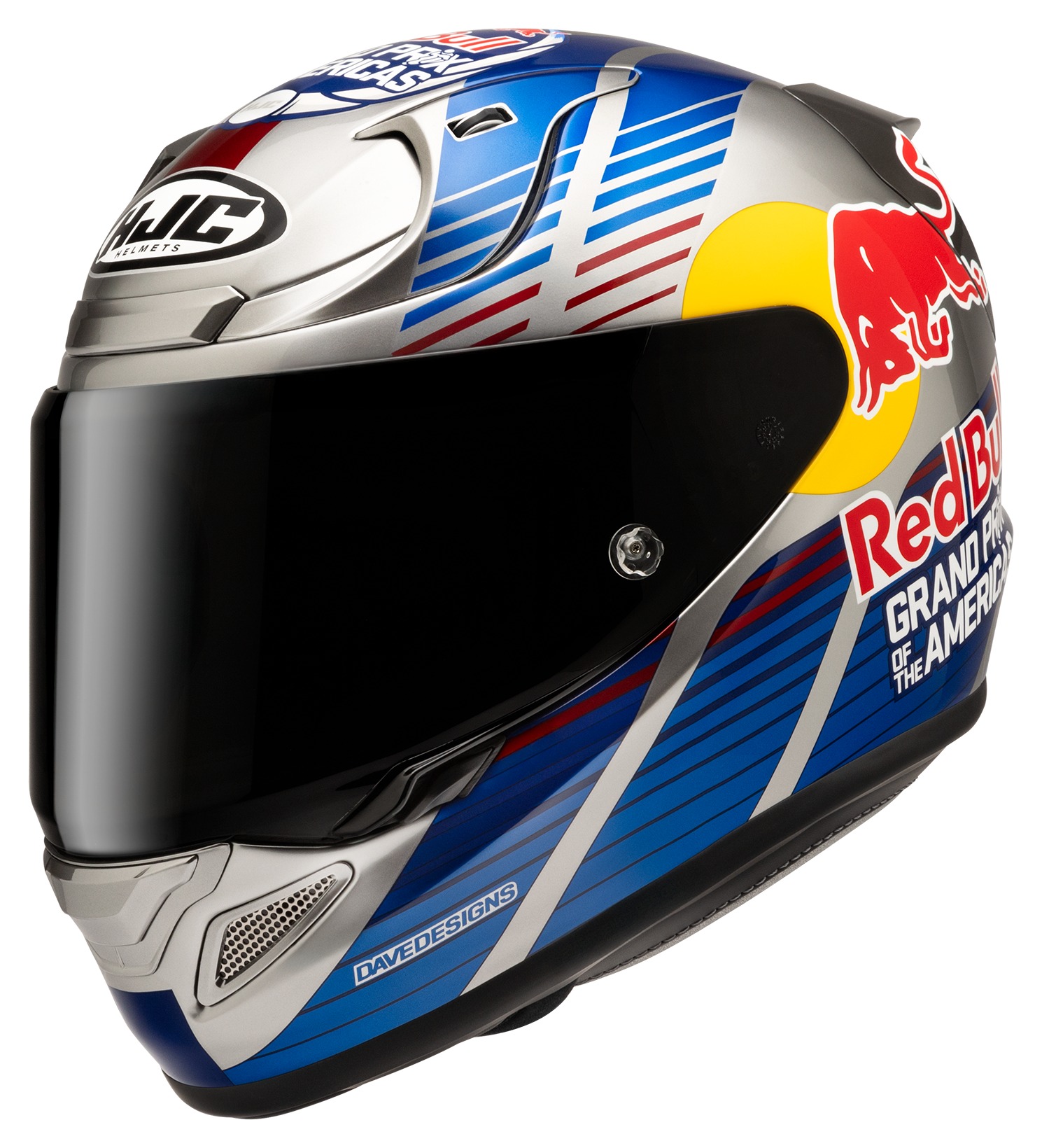 HJC RPHA 12N Red Bull Austin GP 2 Helmet - RevZilla