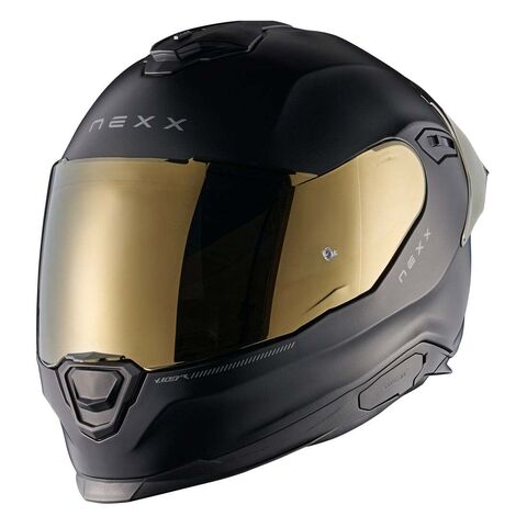 Nexx Y.100R Subsonic Helmet Matte Black/Gold / LG [Open Box]