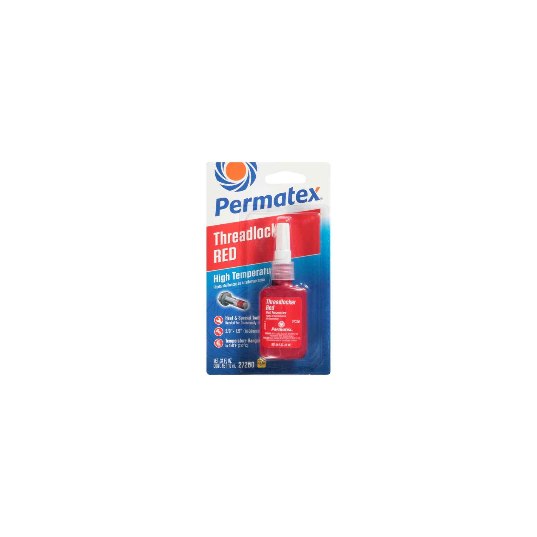 Permatex High Temperature Red Threadlocker