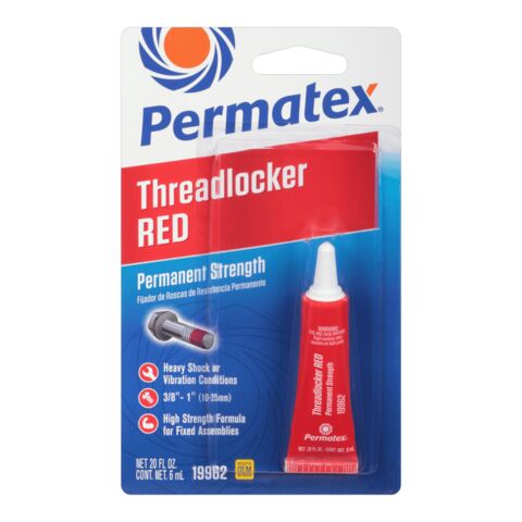 Permatex Permanent Red Threadlocker