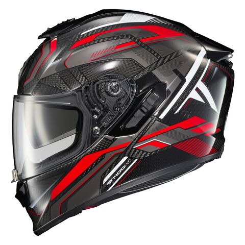 Scorpion EXO ST1400 Evo Hex Helmet Black/Red / LG [Incomplete]