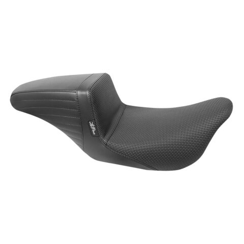 Le Pera Kickflip Basket Weave Seat For Harley Touring 2008-2025 Basket Weave / Daddy Long Legs [Previously Installed]