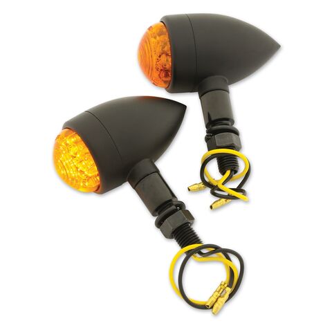 Milwaukee Twins Domed Lens LED Mini Bullet Light Set Amber / Black [Open Box]