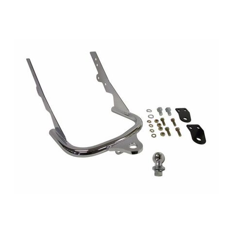 HogWorkz Motorcycle Trailer Hitch And Receiver For Harley Touring 1980-2008 Chrome [Blemished - Very Good]