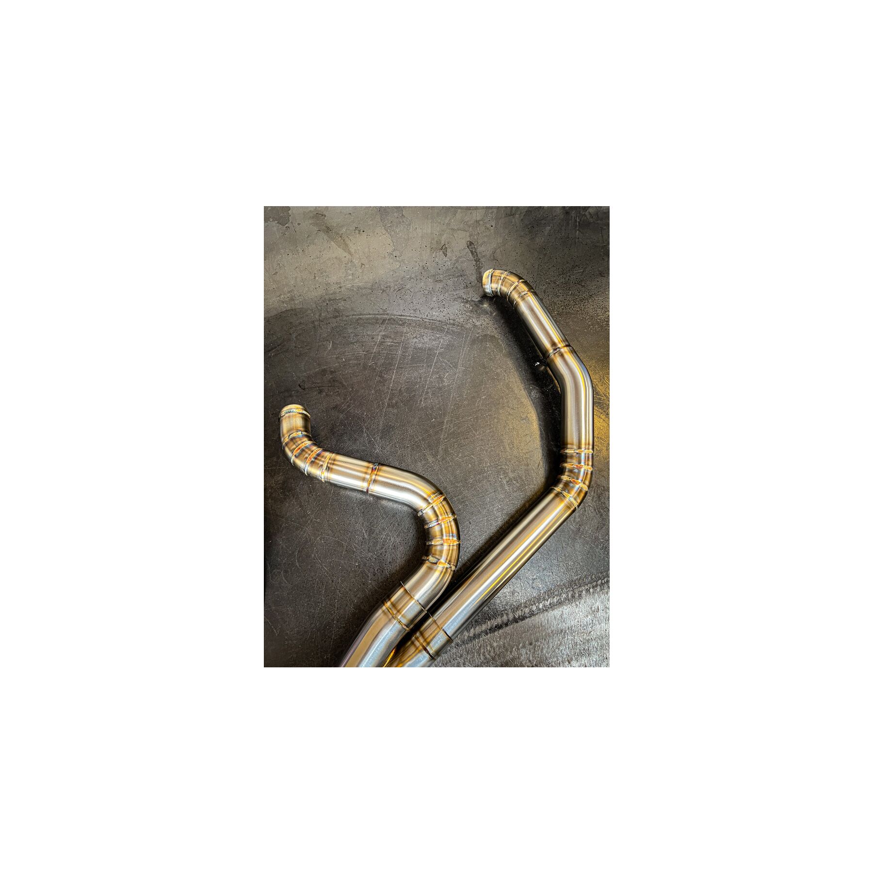 SP Concepts Mid Length Elsinore 2-Into-1 Exhaust For Harley Low Rider 