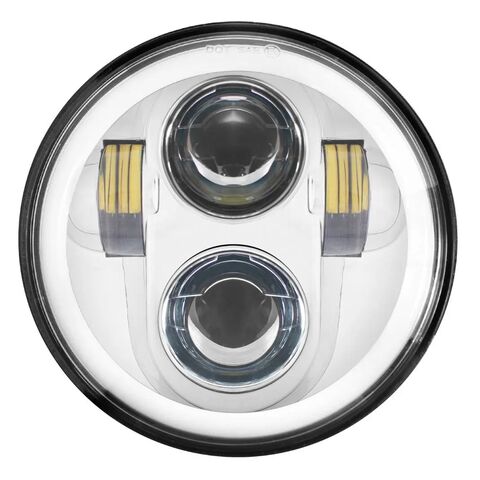 HogWorkz 5 3/4" LED Halomaker Headlight For Harley Softail 2018-2026 Chrome [Open Box]