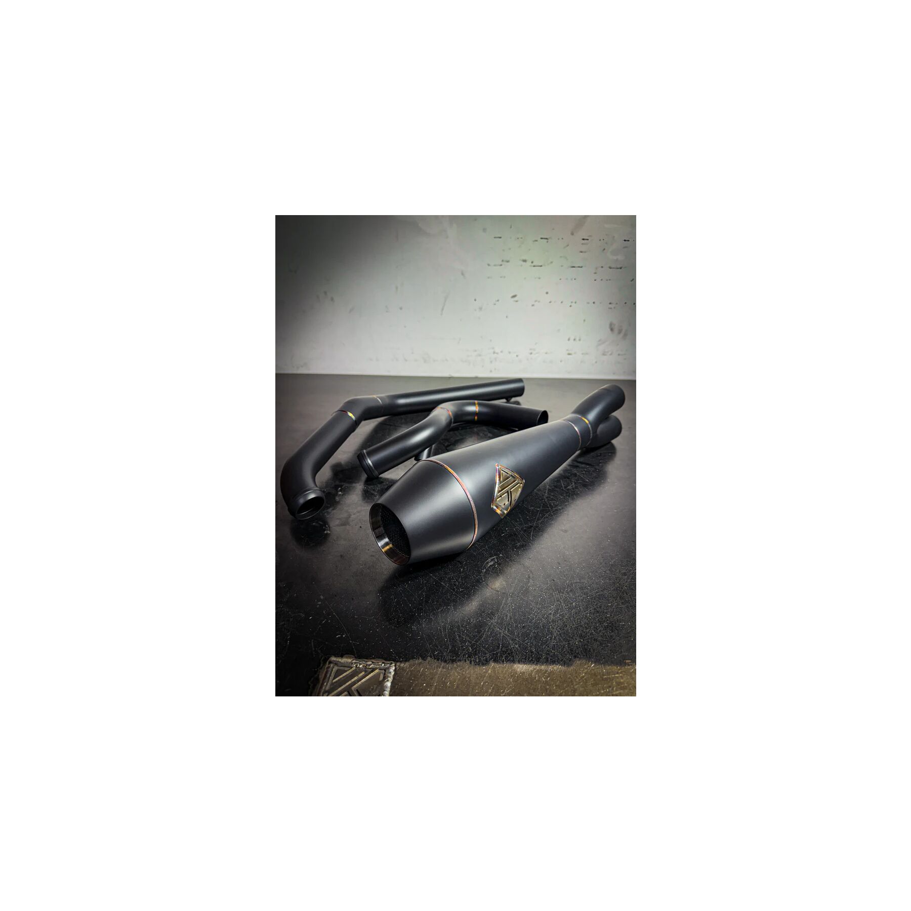 SP Concepts Lane Splitter 2-Into-1 Exhaust For Harley FXR 1987-1994