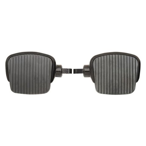 Drag Specialties Mini Floorboard Footpegs For Harley Large / Black [Open Box]