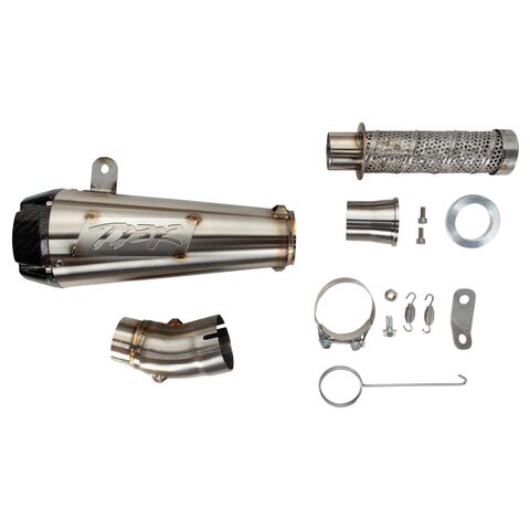 Two Brothers dB Pro Slip-On Exhaust Honda CBR1000RR 2017-2025 Stainless Steel/Carbon Fiber [Previously Installed]