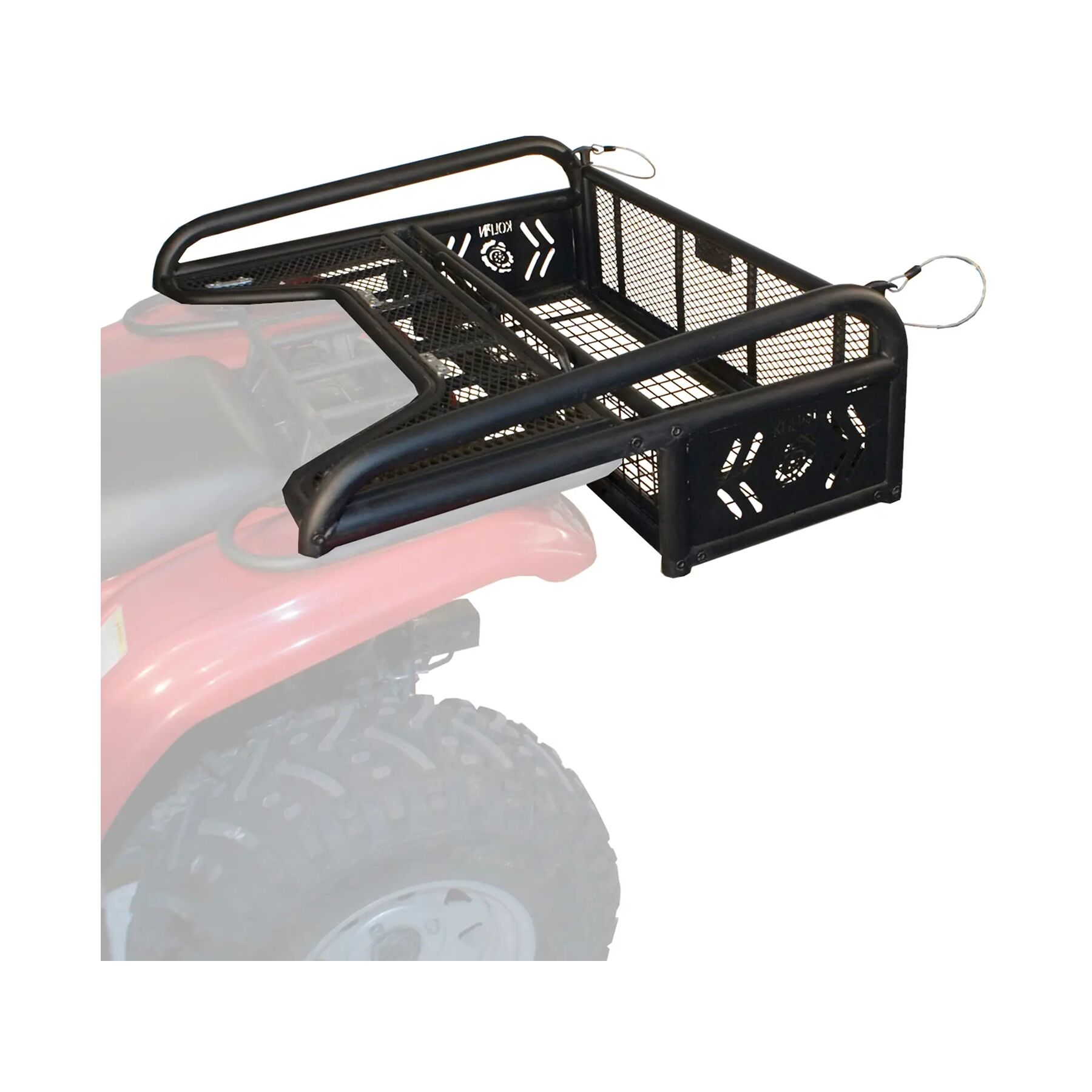 Kolpin Outdoors ATV Rear Drop Basket Rack with Tailgate