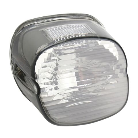 Drag Specialties Laydown Tail Light Lens For Harley 1999-2025 Smoke / Top Tag Lens [Open Box]
