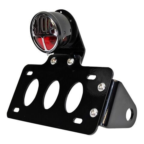 TC Bros 'Stop' Side Mount Tail Light / License Plate Bracket [Previously Installed]