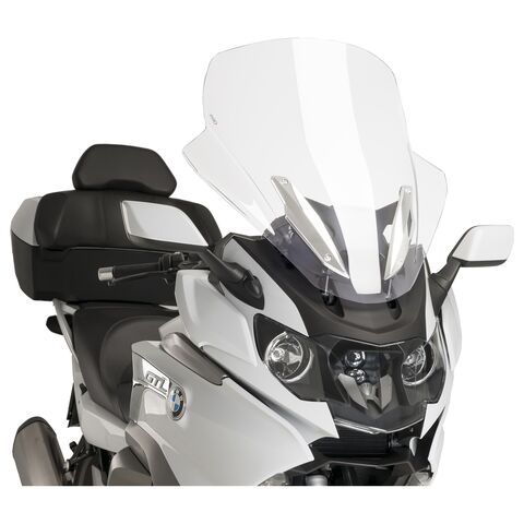 Puig Touring Windscreen BMW K1600GT / K1600GTL / K1600 Grand America 2011-2024 Clear / Standard [Previously Installed]